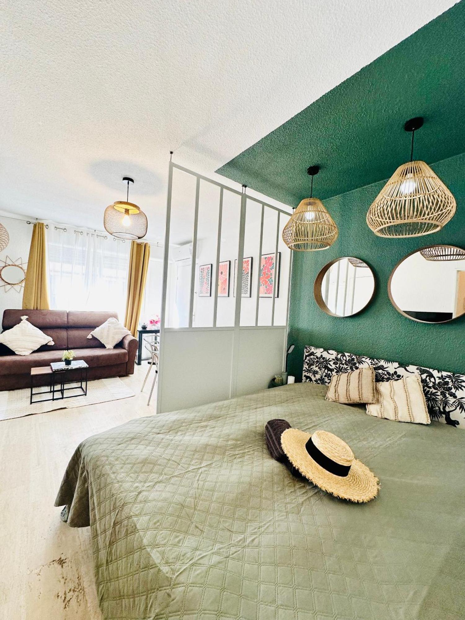 Studio T1- 2 Min Des Plages - Golf-Juan - Clim&Wifi Vallauris Eksteriør billede